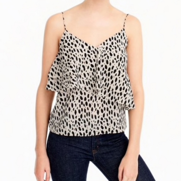 J. Crew Tops - 3/25$ J. Crew Silk ruffle cami